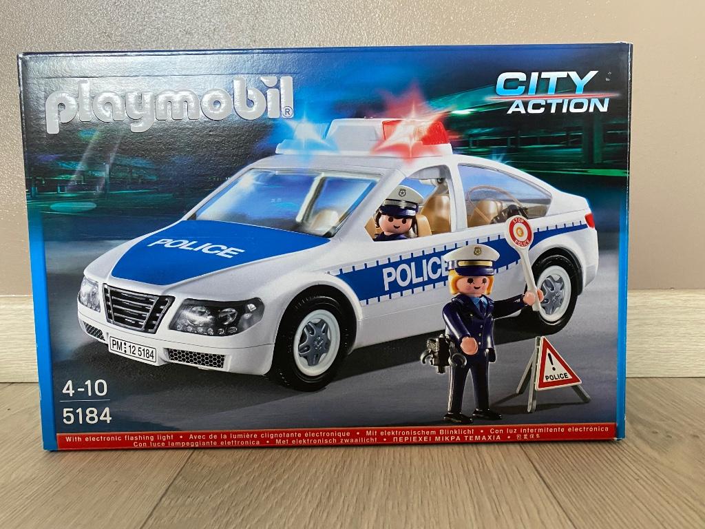 Playmobil politieauto, Kinderen en Baby's, Speelgoed | Playmobil, Ophalen of Verzenden, Zo goed als nieuw