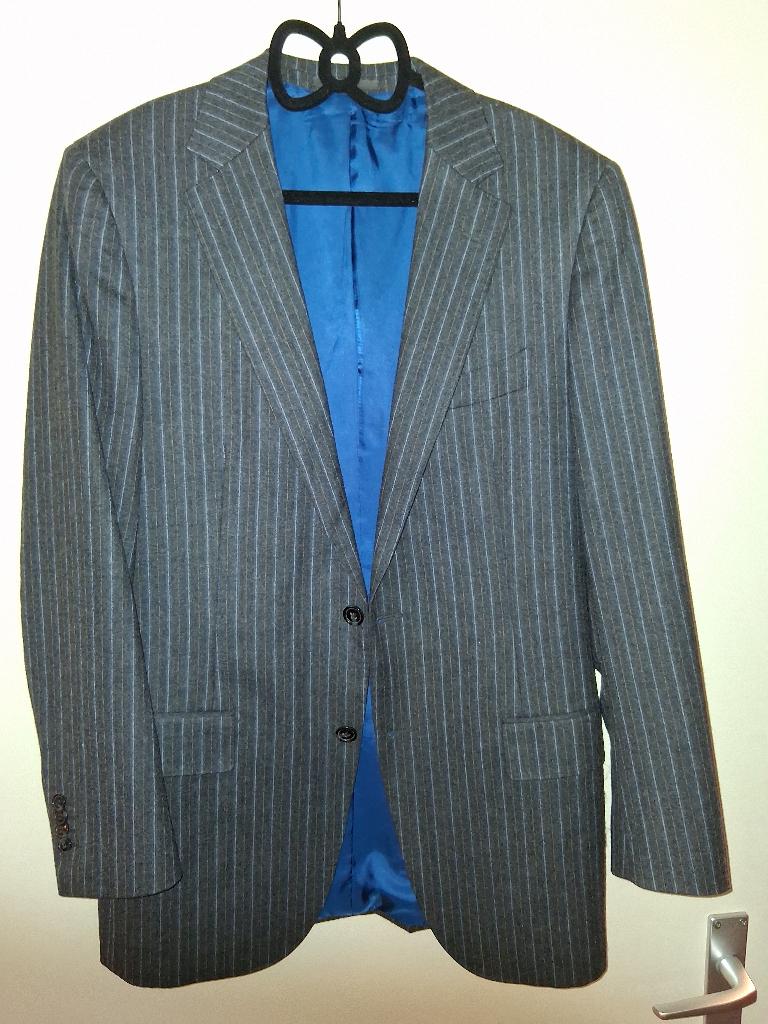 Herenkostuum pure wol Suit Supply maat 46, Ophalen, Grijs, Gedragen, Maat 46 (S) of kleiner