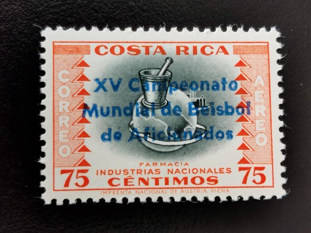 Costa Rica 1961 - sport - baseball  **, Ophalen of Verzenden, Postfris, Midden-Amerika