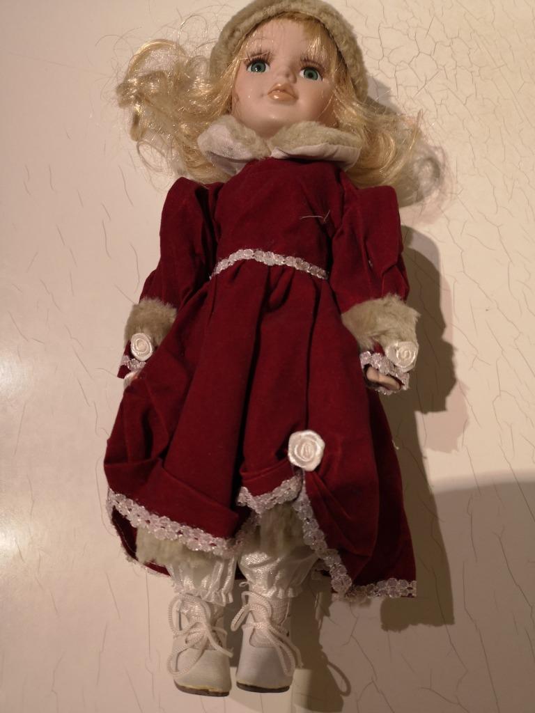 Poupée en porcelaine 30 cm, Enlèvement ou Envoi, Poupée