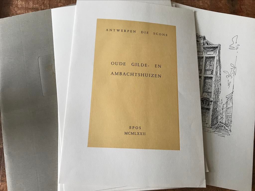 🅰️ Antwerpen Die Scone 📒 Oude Gilde- en Ambachtshuizen, Enlèvement ou Envoi, Comme neuf