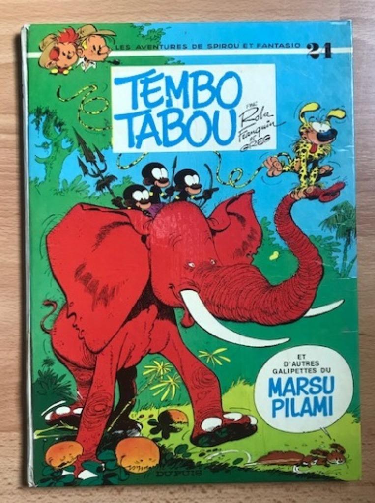 SPIROU 24 — TEMBO TABOU (1ÈRE ÉDITION) FRANQUIN, Franquin, Roba en Greg, Enlèvement ou Envoi, Une BD, Utilisé