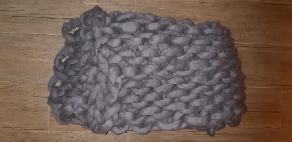 Gebreide chunky knit deken 205 X 115 cm - nieuw, Ophalen of Verzenden, Nieuw