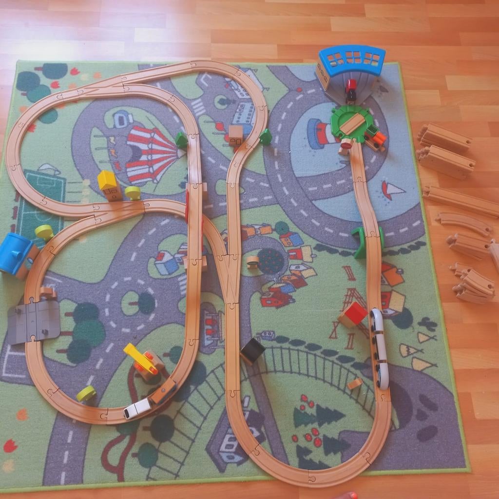 Train en bois IKEA, Ophalen
