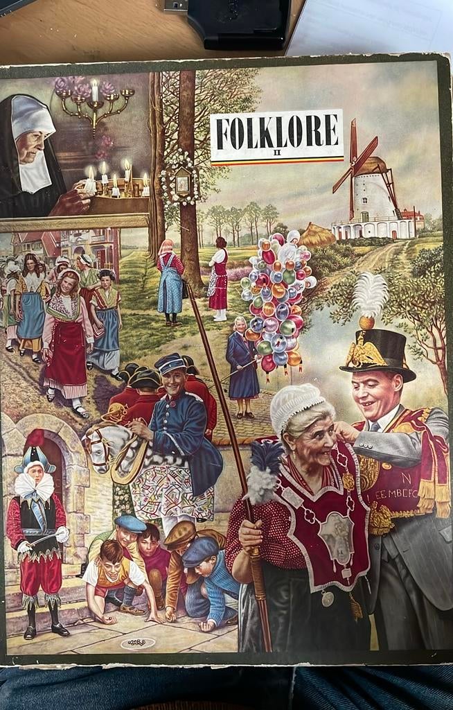 Folklore II, plakboek Côte d’or, Boeken, Ophalen of Verzenden, Gelezen, Plaatjesalbum