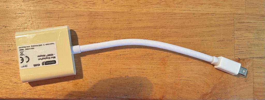 Mini Displaypoort/Thunderbolt2 naar HDMI adapter, Computers en Software, Ophalen of Verzenden, Zo goed als nieuw