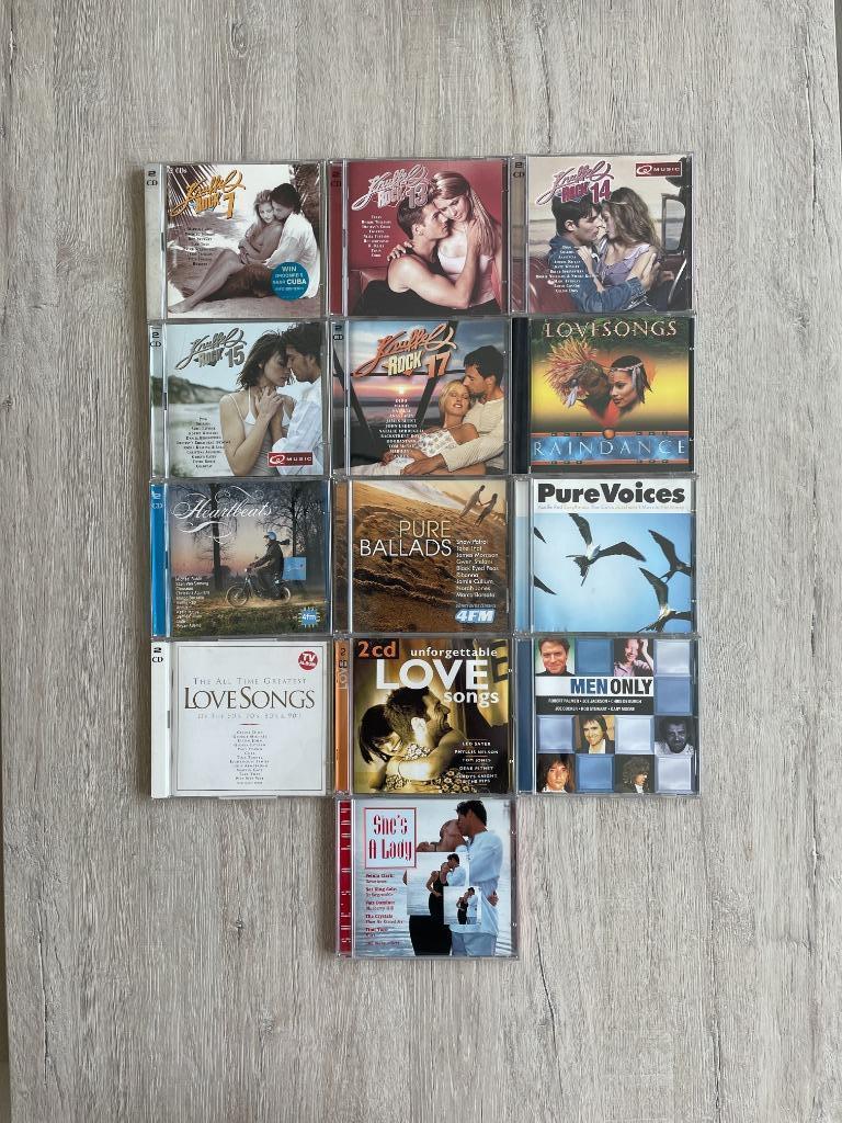 Lot van 21 love songs cd’s, Cd's en Dvd's, Ophalen of Verzenden, Zo goed als nieuw