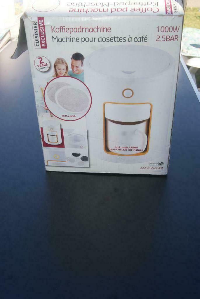 koffiepadmachine, Elektronische apparatuur, Koffiezetapparaten, Ophalen of Verzenden, Nieuw, Overige modellen