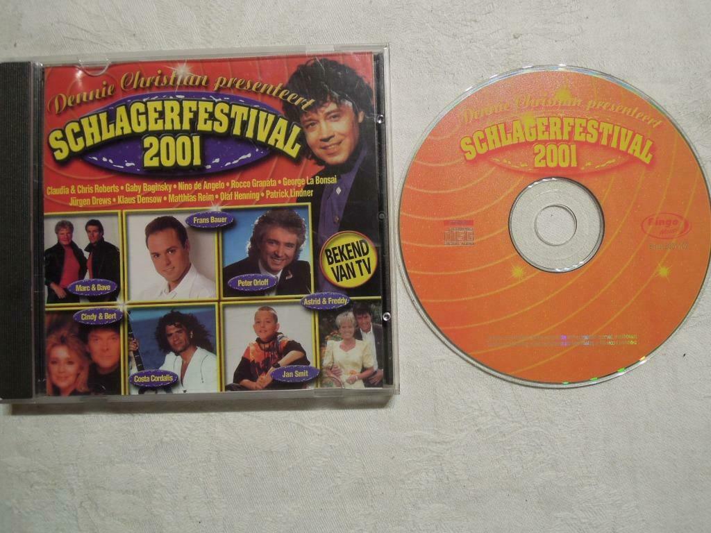 CD - Schlagerfestival 2001  Dennie Christian presenteert, Cd's en Dvd's, 1 single, Ophalen of Verzenden