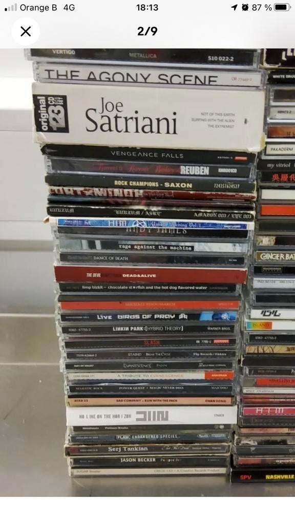 Lot 215 x CD Metal - Black Sabbath Osbourne Metallica Iron M, Ophalen of Verzenden