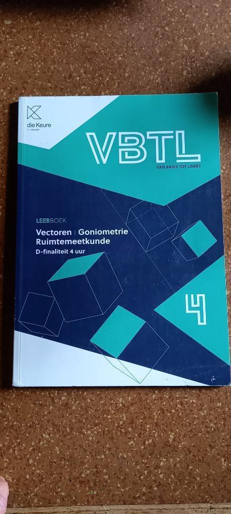 VBTL Vectoren Goniometrie 4 Xaco ASO, Enlèvement ou Envoi, Comme neuf, Secondaire, Mathématiques A