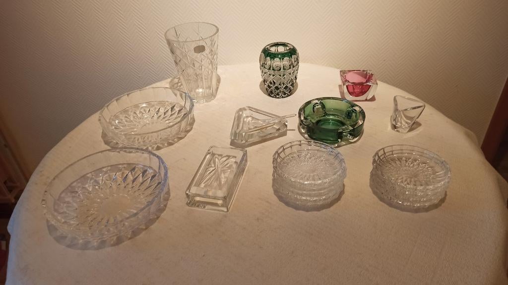 Cristal, Maison & Meubles, Comme neuf, Enlèvement, Autres matériaux, Autres styles