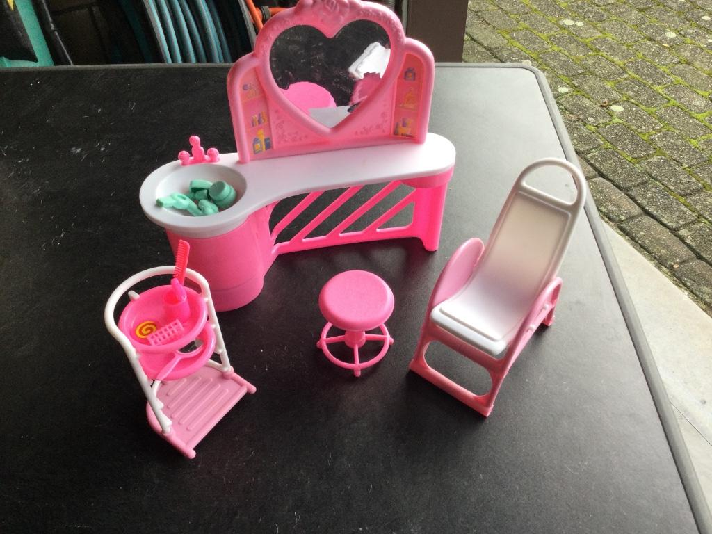 Barbie kapsalon, Ophalen, Gebruikt, Barbie
