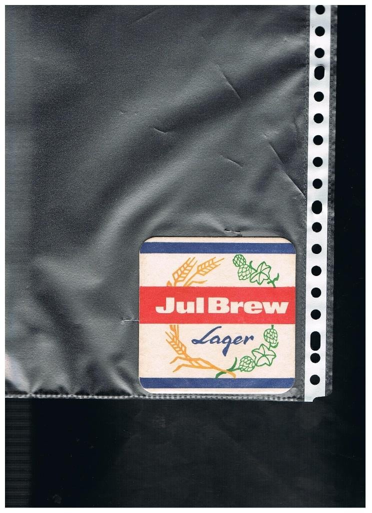 BIERVILTJE JUL BREW, Verzenden, Nieuw, Viltje(s)