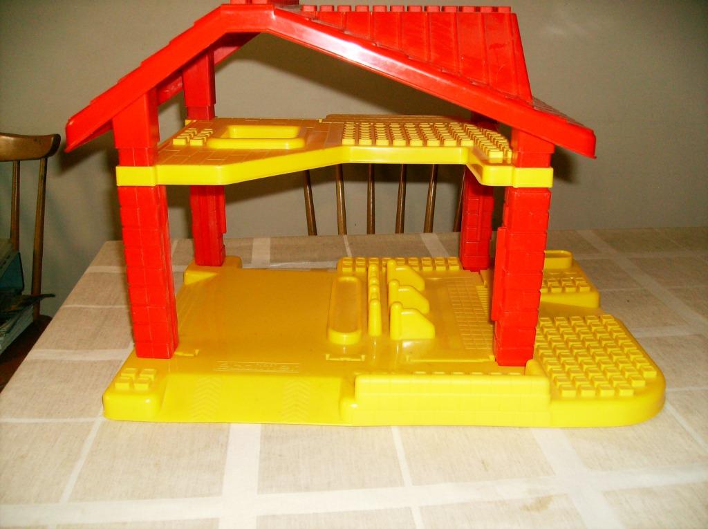 doos met A-brick plastieke blokken en toebehoren, Enlèvement ou Envoi, Utilisé, Abrick