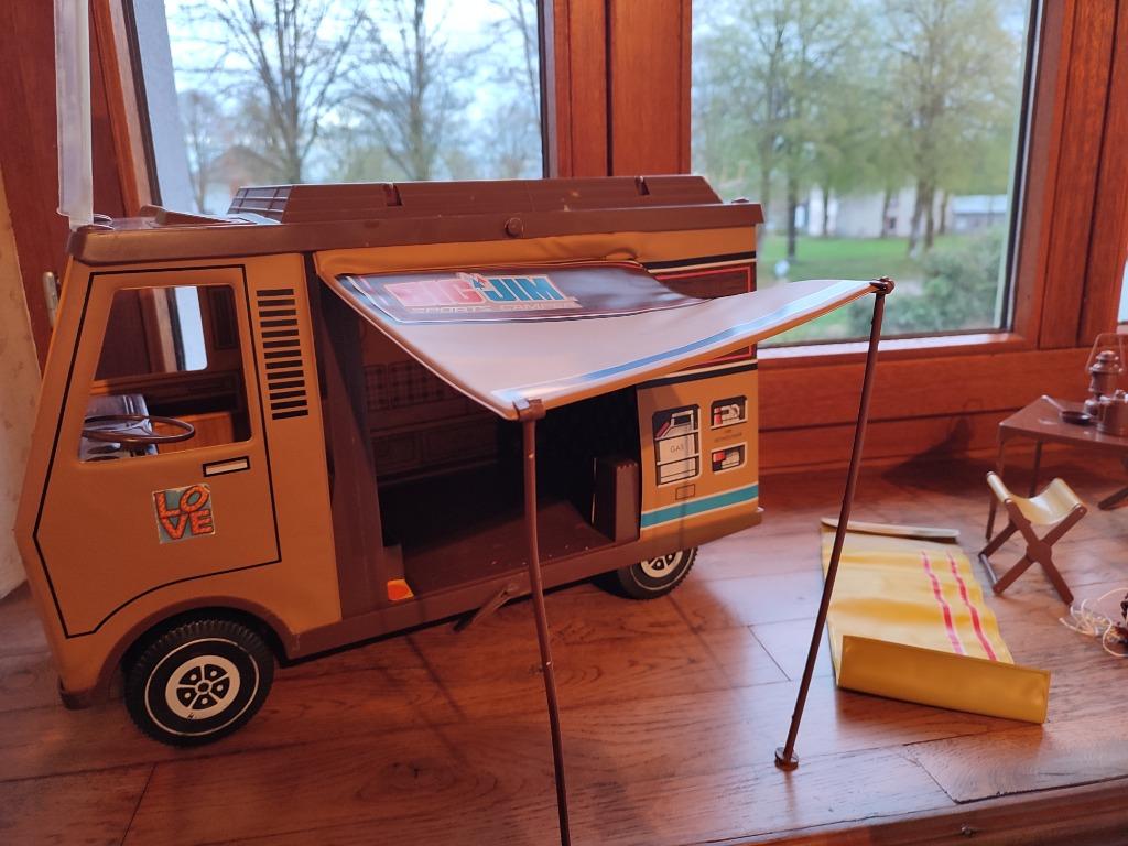 Jouet : camping car  - Big Jim (pas Barbie), Ophalen of Verzenden, Gebruikt