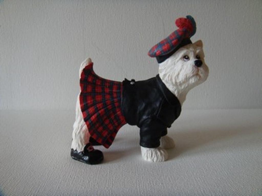 Westie en  Porcelaine, Enlèvement ou Envoi, Neuf, Chien ou Chat, Statue ou Figurine