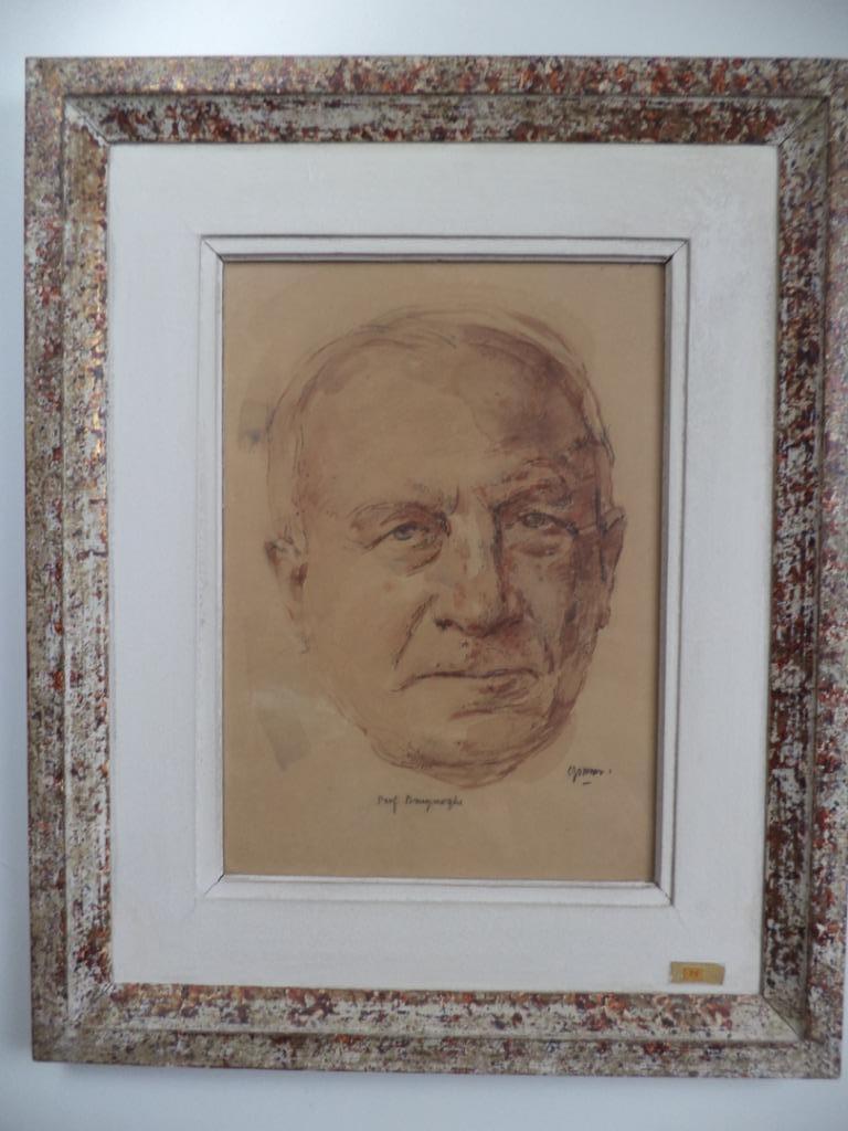 1951 Isidoor baron OPSOMER portret Prof. Bruynoghe Leuven, Enlèvement ou Envoi