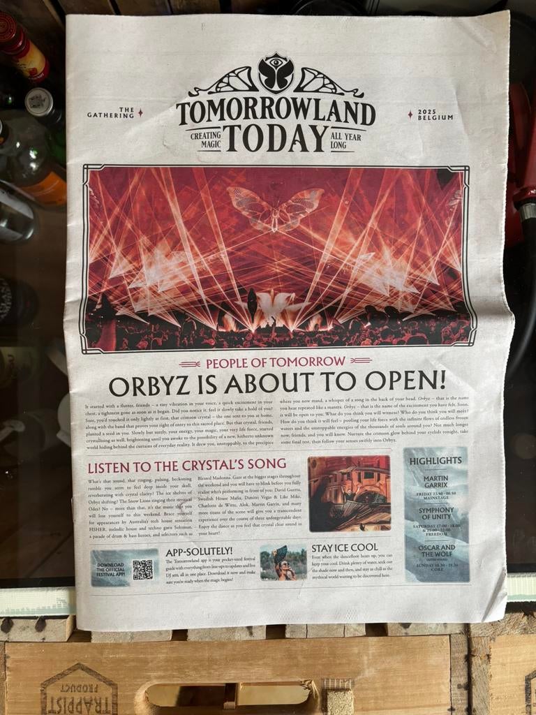 Tomorrowland Journal 2025, Verzamelen, Ophalen of Verzenden, Nieuw