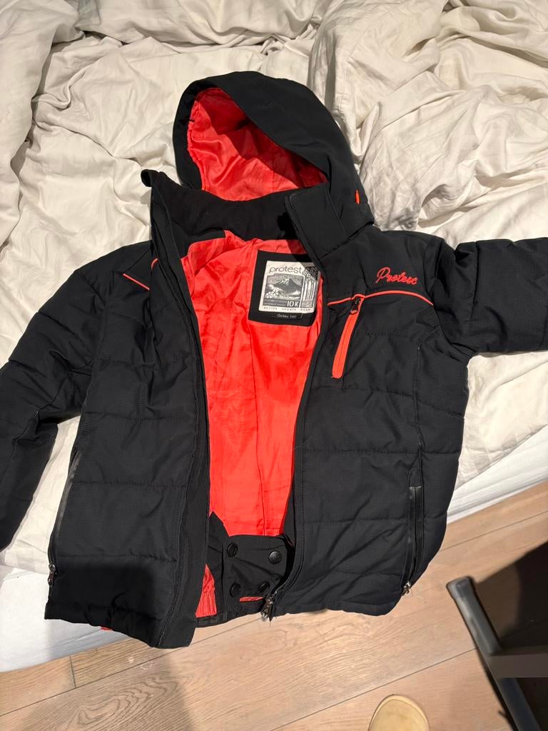 Ski kledij broeken jassen kind 10 jaar, Ophalen, Gedragen, Broek