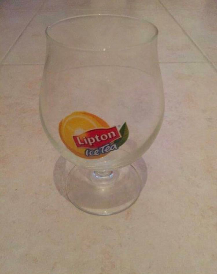 Lipton Ice Tea glas  (nieuw!), Verzamelen, Ophalen of Verzenden, Nieuw, Frisdrankglas