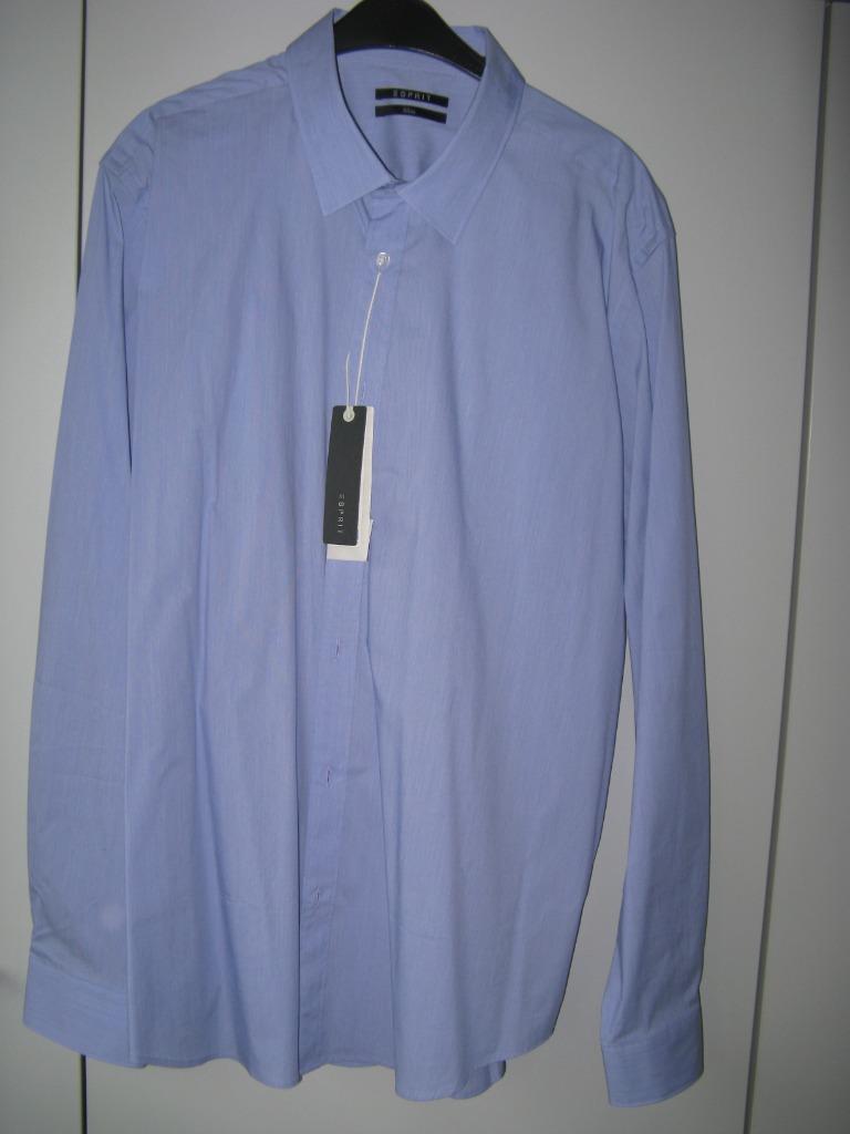 Nieuw hemd, Esprit, slim fit, maat 45-46 (XXL), Nieuw, Overige halswijdtes, Esprit, Verzenden