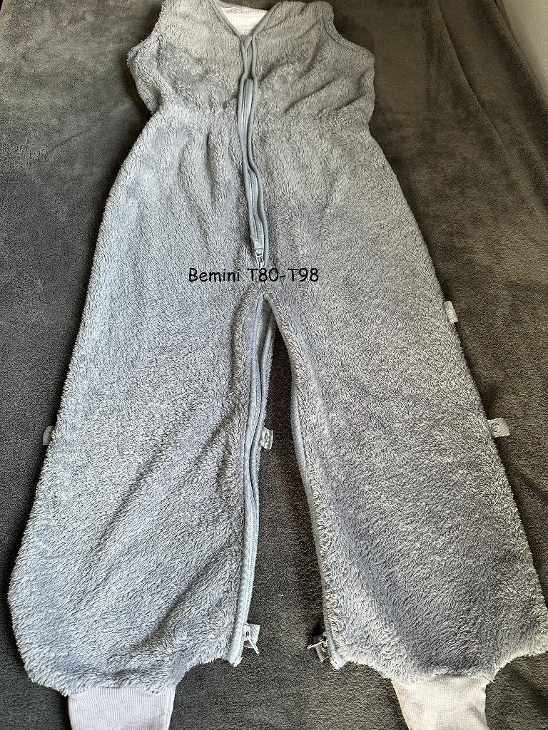 Bemini sac/couverture gris T80 à 98, Enfants & Bébés, Enlèvement ou Envoi, Utilisé, Sac de couchage