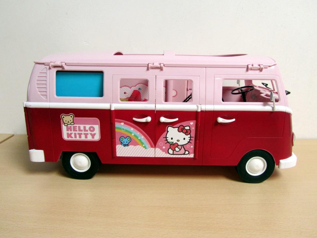VW Volkswagen Bus "Hello Kitty" Maat XL 50cm, Hobby en Vrije tijd, Ophalen of Verzenden, Gebruikt, Bus of Vrachtwagen