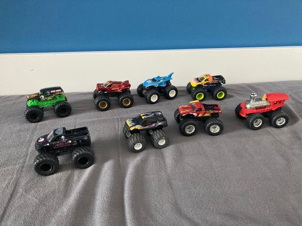 Monsterjam auto’s + arena, Kinderen en Baby's, Speelgoed | Kinderpuzzels, Ophalen of Verzenden