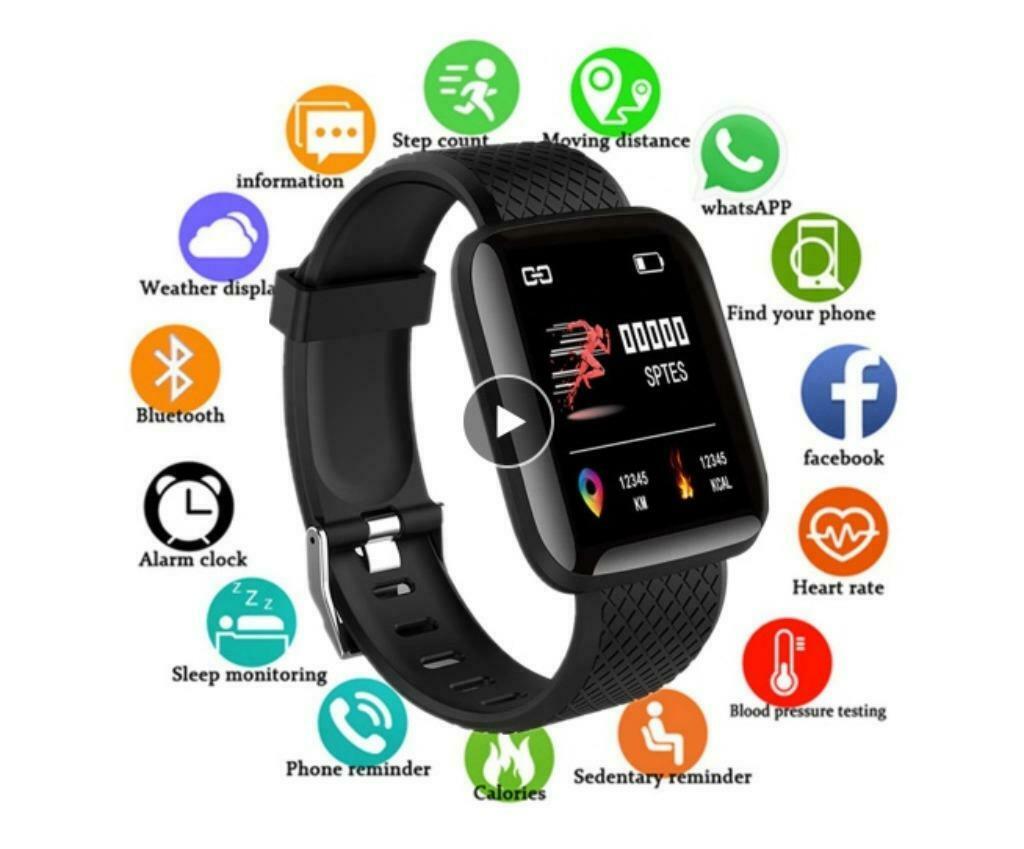 Smartwatch, Handtassen en Accessoires, Verzenden, Nieuw, Polshorloge