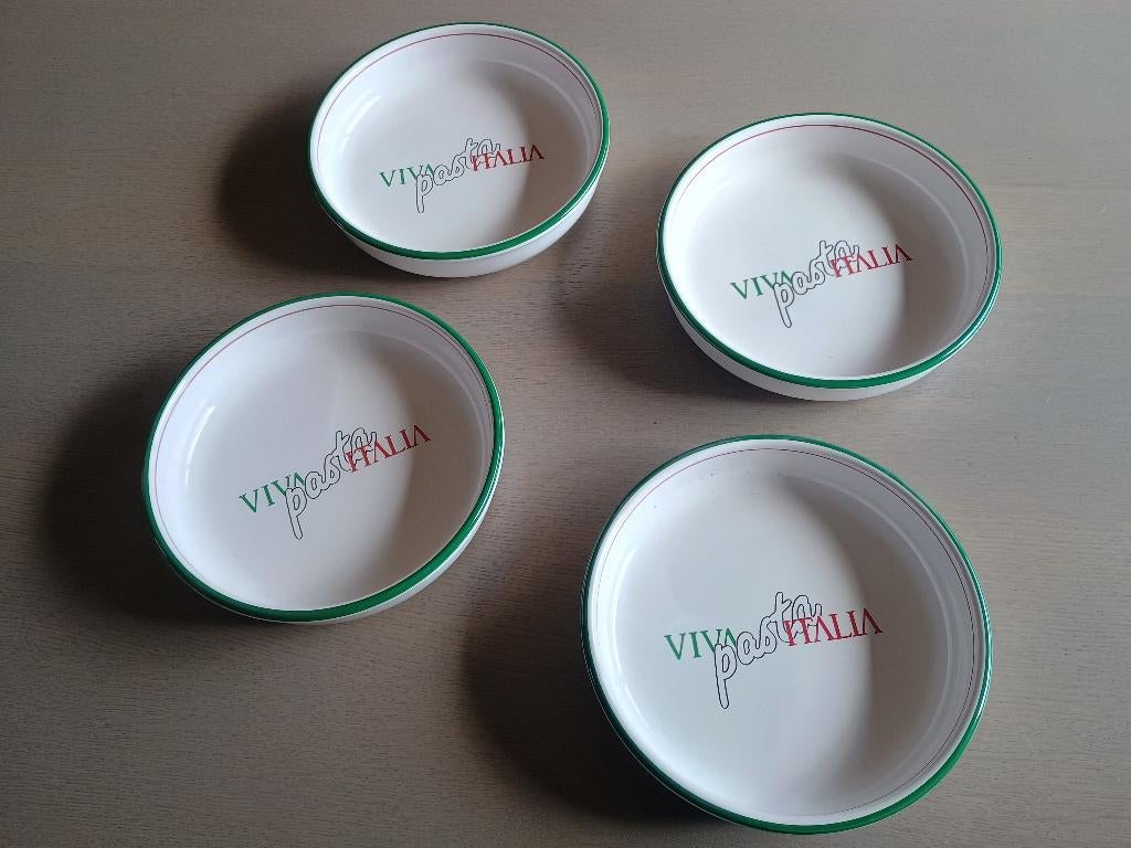 Pizzaborden Viva Pasta Italia 4 stuks voor 12 €, Huis en Inrichting, Ophalen of Verzenden