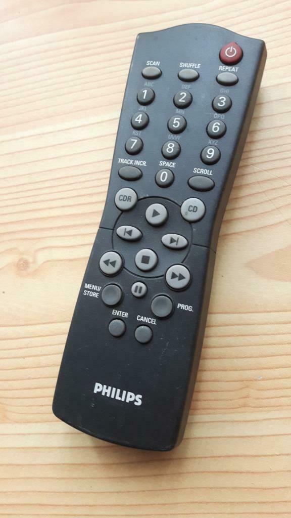 Afstandsbediening PHILIPS RC283505/01H, Audio, Tv en Foto, Cd-spelers, Ophalen of Verzenden, Zo goed als nieuw, Philips, Draagbaar