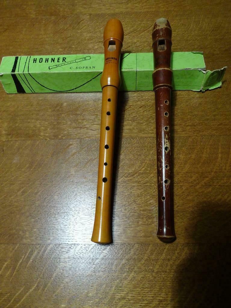 blokfluit, vintage, Muziek en Instrumenten, Blaasinstrumenten | Blokfluiten, Ophalen, Gebruikt, Sopraan of Sopranino