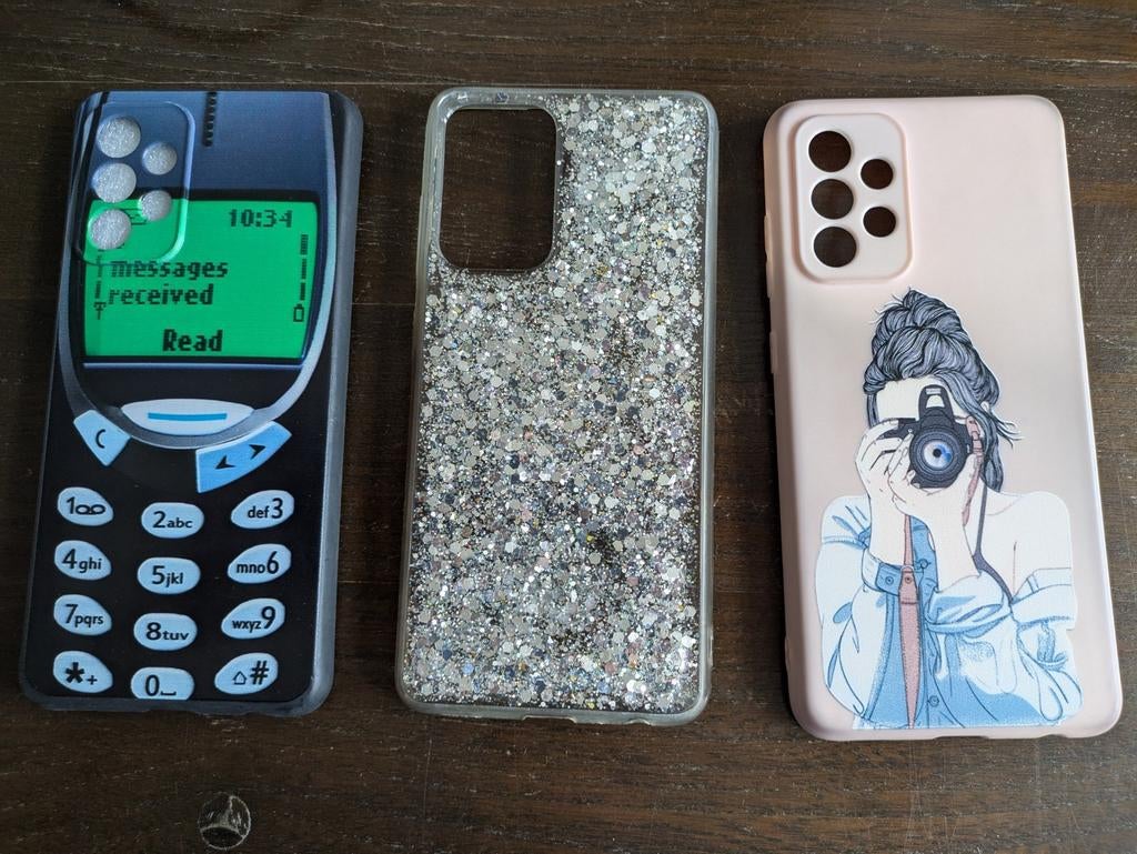 3 cover hoesjes voor Samsung Galaxy A52 of A52s, Telecommunicatie, Ophalen of Verzenden, Zo goed als nieuw