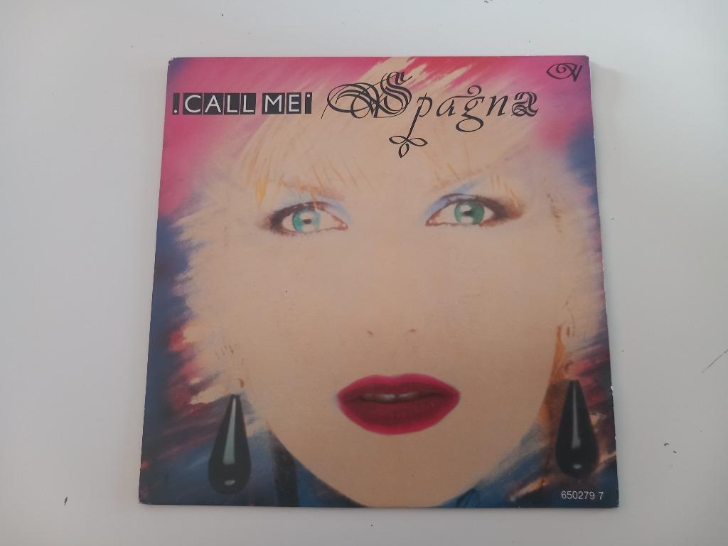 7" vinyl single Spagna Call Me Italo-disco Synth Pop 80s, Ophalen of Verzenden, 7 inch, Pop, Single