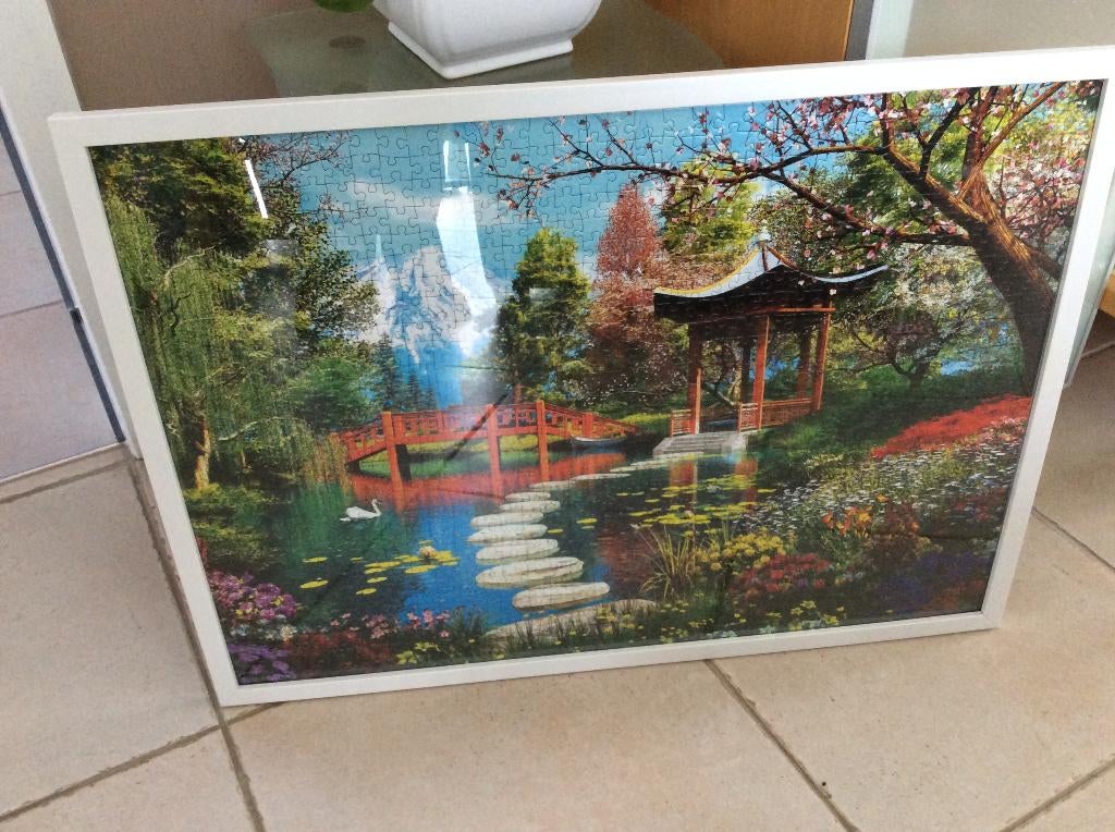 Puzzel  in kader, Ophalen of Verzenden