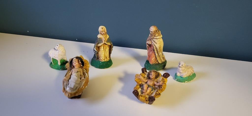 kerst beeldjes, Ophalen of Verzenden, Gebruikt