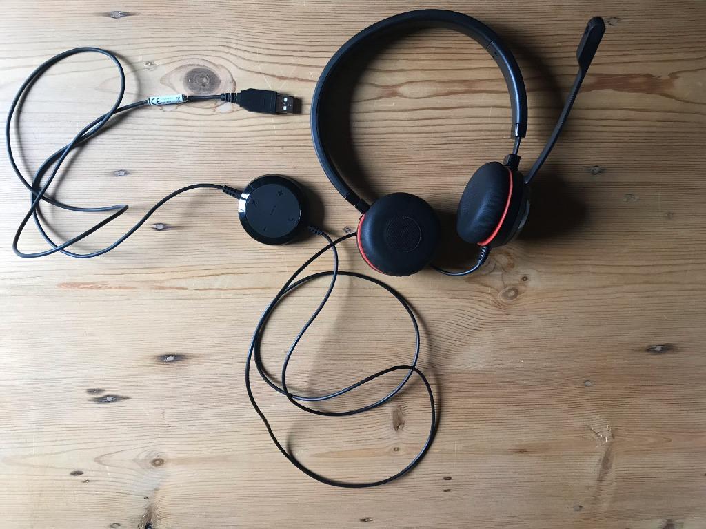 NIEUWE headset voor PC of laptop JABRA Evolve 20, Ophalen of Verzenden, Nieuw, Bedraad, On-ear