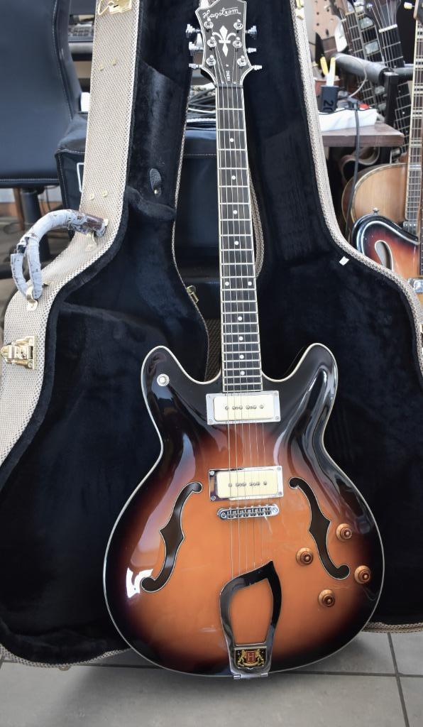 Hagstrom Viking P-50 BST, Enlèvement ou Envoi, Comme neuf, Semi-solid body, Autres marques