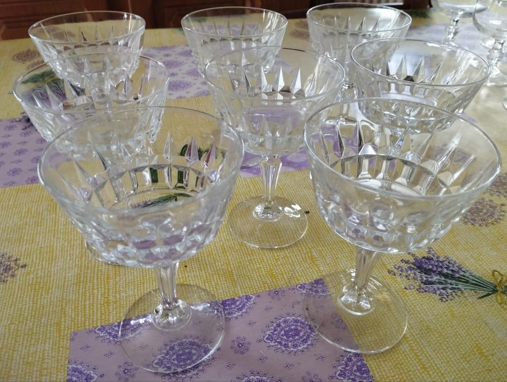 Verres à champagne ,sorbet ...."luminarc" France, Ophalen, Zo goed als nieuw
