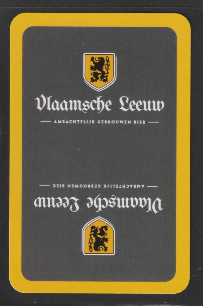 1  Speelkaart  met Réklame van BIER /BROUWERIj  BELGIE, Verzamelen, Ophalen of Verzenden, Nieuw, Speelkaart(en)