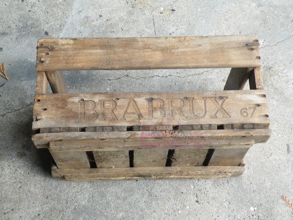 Casier de bière en bois BRABRUX 67, Enlèvement, Utilisé, Autres types, Autres marques