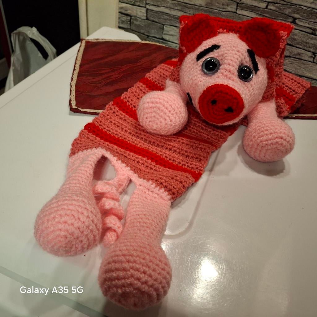 Écharpe Winny l'ourson rose et rouge pour cochon, Enlèvement ou Envoi, Neuf