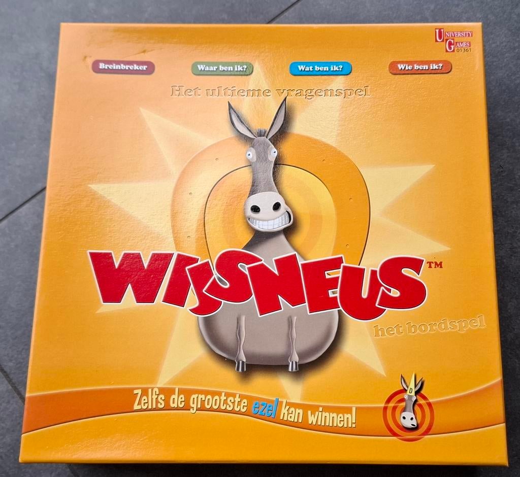 Wijsneus bordspel, Hobby en Vrije tijd, Ophalen of Verzenden, Zo goed als nieuw