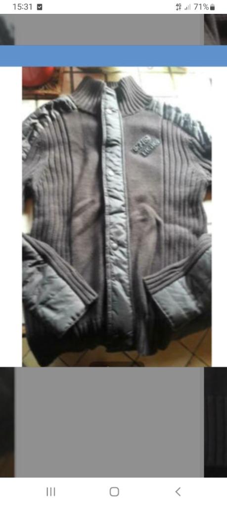 Veste- blouson-gilet énergie S, Energie, Enlèvement ou Envoi, Comme neuf, Brun