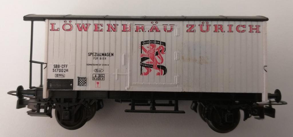 LILIPUT HO - WAGON COUVERT  TRANSPORT DE BIERE, Enlèvement ou Envoi, Wagon, Comme neuf, Courant continu