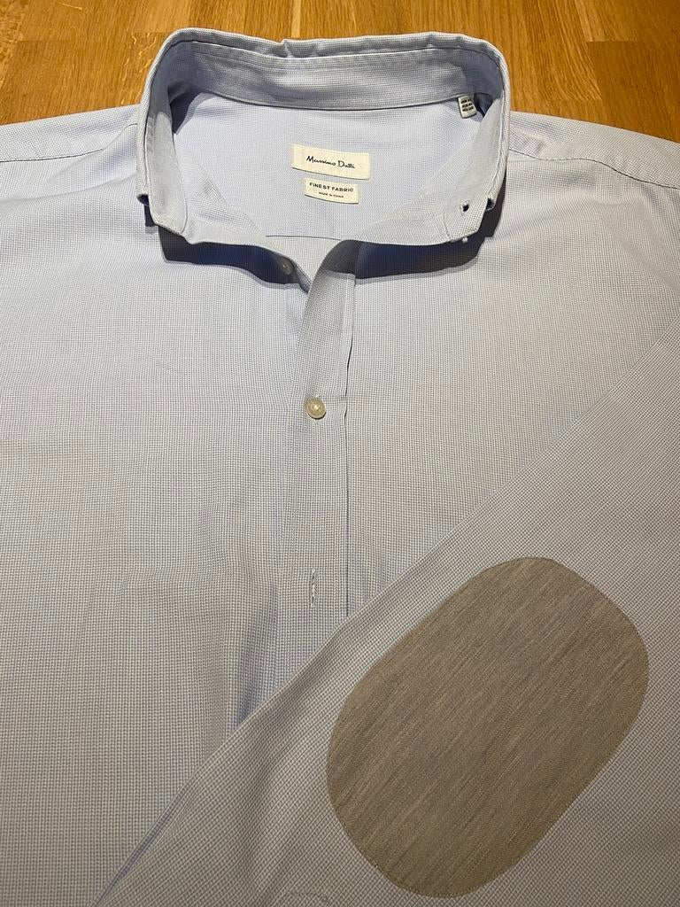 Chemise à petits carreaux Massimo Dutti XL, Tour de cou 43/44 (XL), Enlèvement ou Envoi, Comme neuf, Massimo Dutti