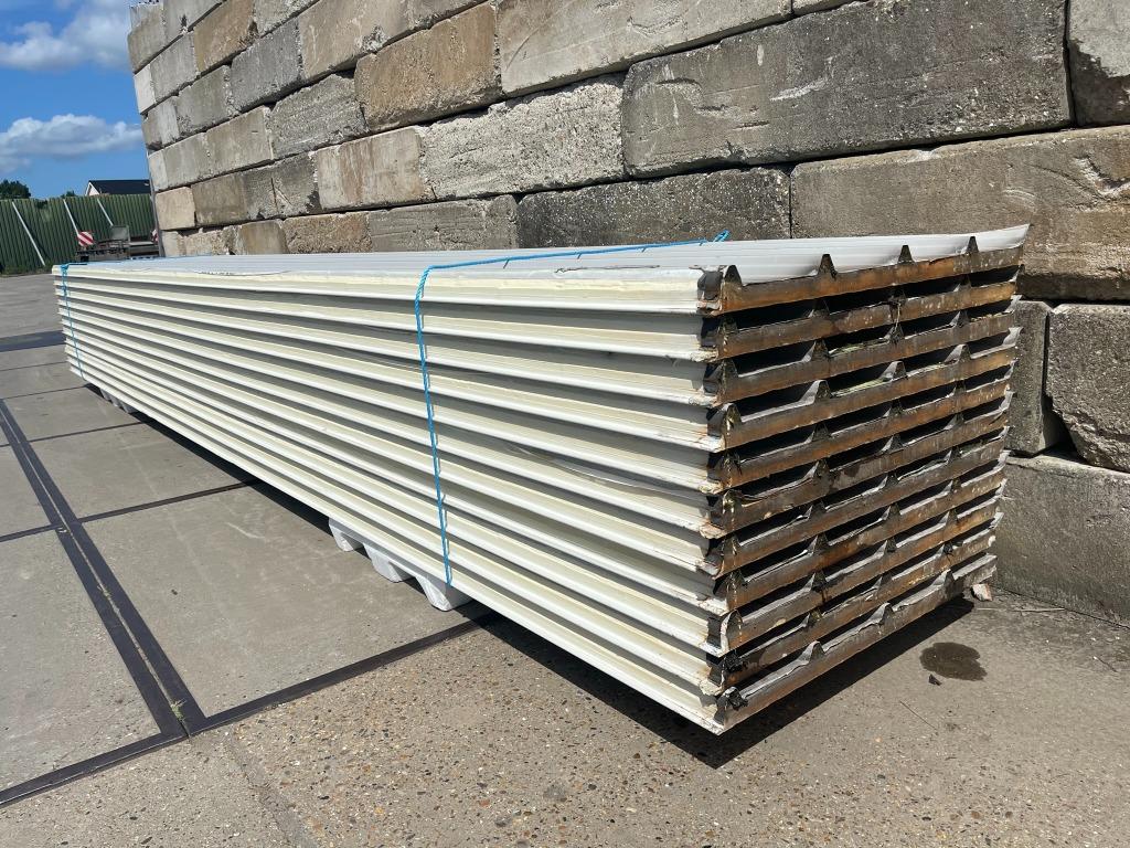 Sandwichpanelen 7000x1000 mm | 40 mm dik | Grote partij, Doe-het-zelf en Bouw, Platen en Panelen, Ophalen of Verzenden, Gebruikt