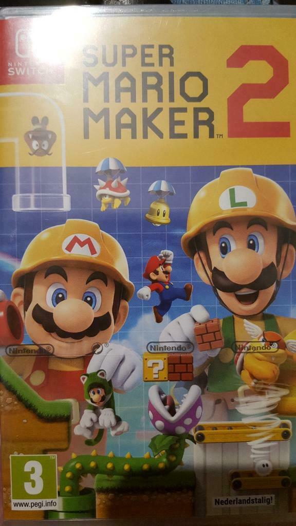 Nintendo Switch Super Mario Maker 2, Games en Spelcomputers, Games | Nintendo Switch, Ophalen, Nieuw