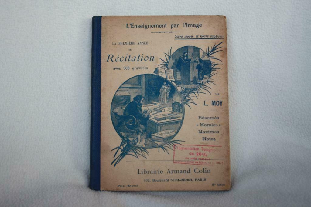L'Ensignement par l'image par L. Moy 39e édition 1915, Enlèvement ou Envoi, Utilisé